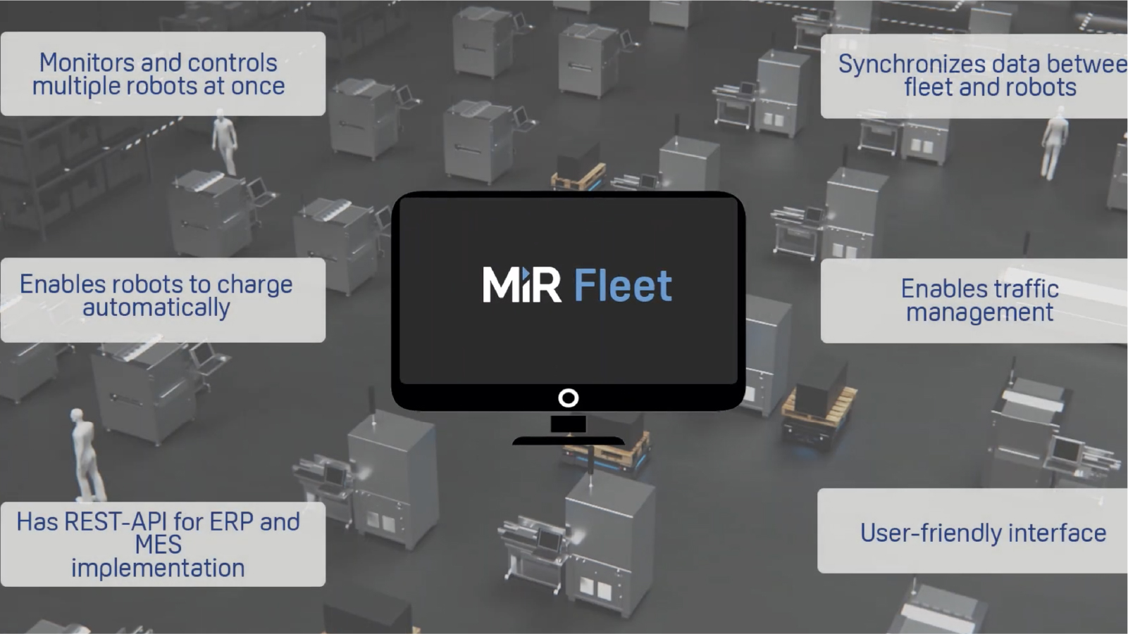 MiR Fleet - for centralized control of a fleet of MiR robots