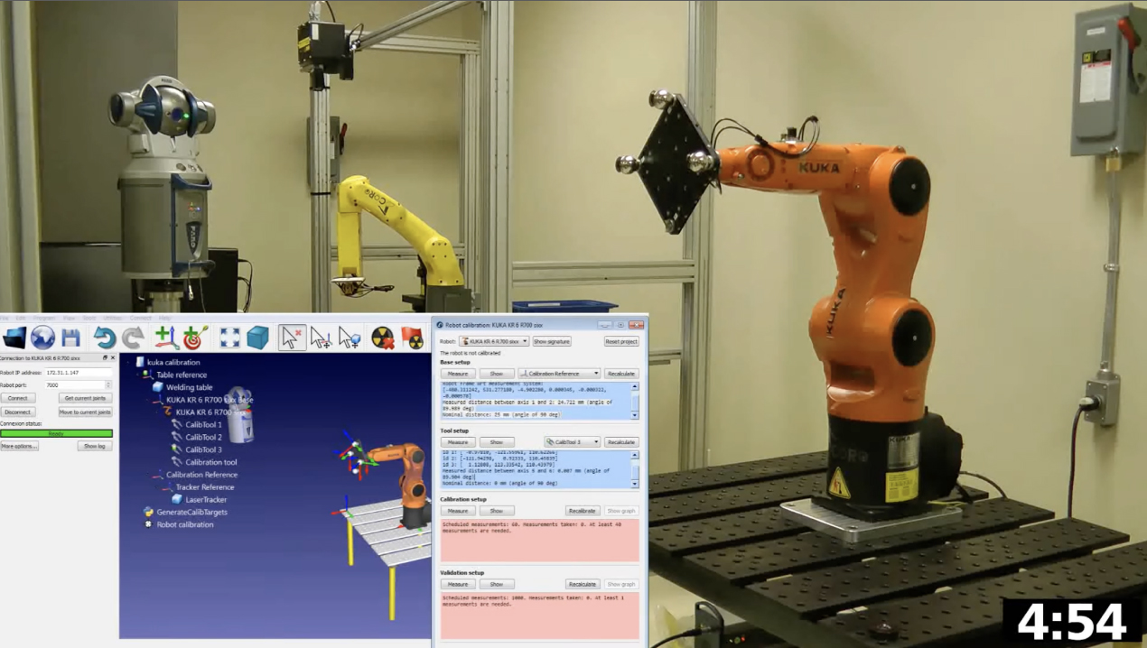 Improved robot accuracy (option)